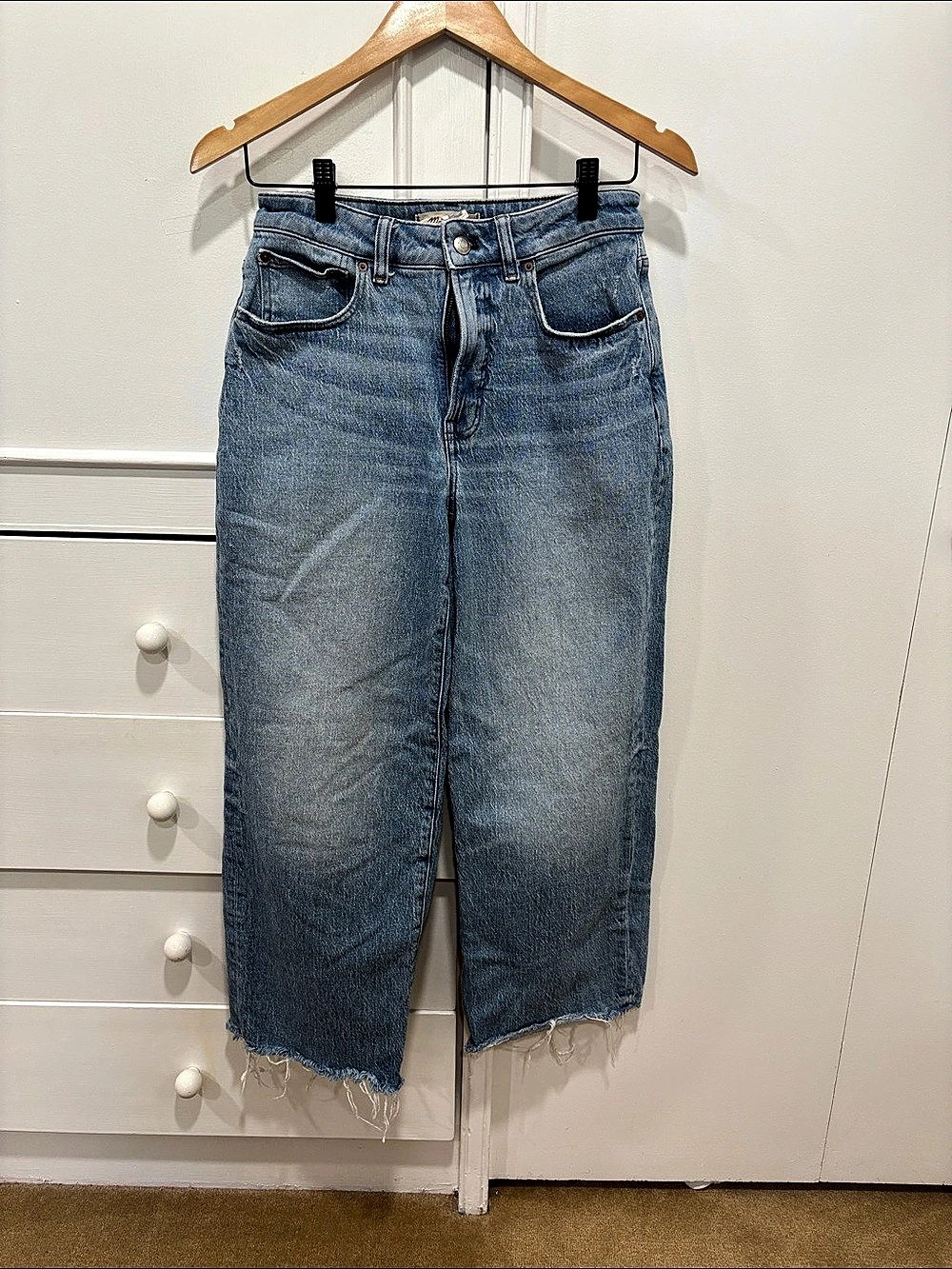 Madewell Perfect Vintage Wide-Leg Crop Jean 27